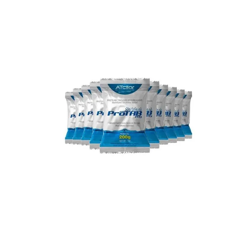 Kit 10 Pastilhas Cloro Atcllor Protab At3 200g