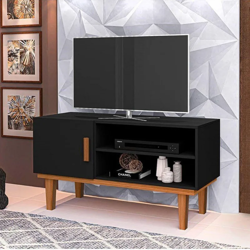 Rack Denver Preto/canela - Carmolar