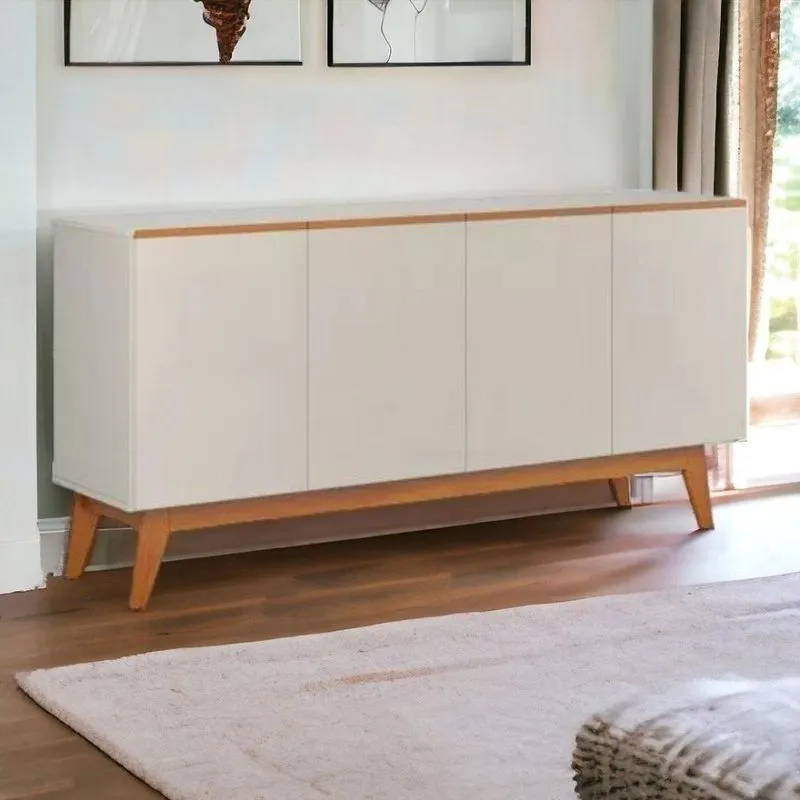 Buffet Ares Lux 04 Portas Off White Tebarrot