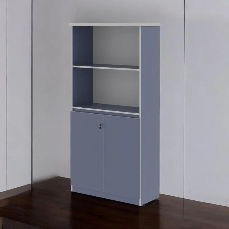 Armário Estante Com Prateleiras Doubler Azul