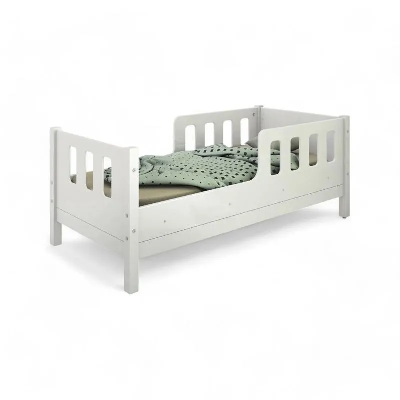 Cama Juvenil Com Proteção Encanto Branca