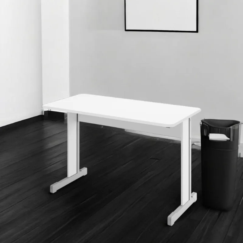 Escrivaninha para Computador Valência MDF 100cm Branco Mobiliar Home Shop