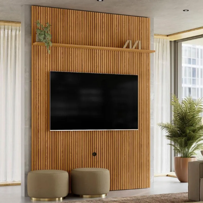 Painel De Teto New Amalfi Cumaru