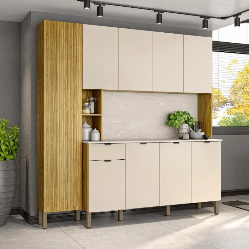 Cozinha Pulse Freijó/vanilla/cp-riscatto Freijó