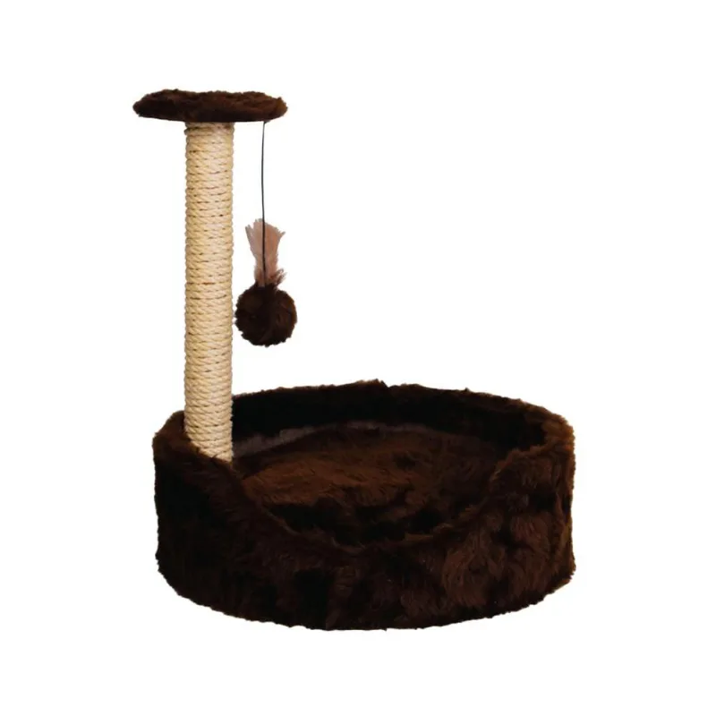 Brinquedo Arranhador Cama Le Petin Cat Conforto Marrom - Tam. Único