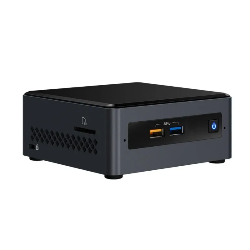 Computador Intel NUC 1003 (Celeron J4005, SSD 240GB, 4GB DDR4, Wifi, Linux) - NTCNUCJ40054240LX - Preto
