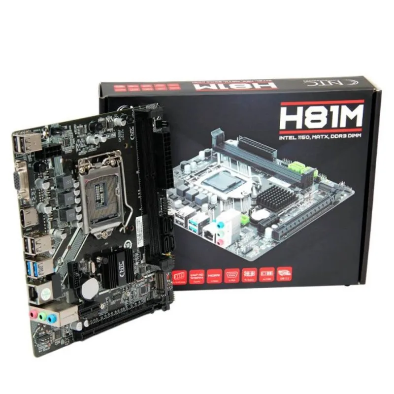 Placa Mãe ntc H81M LGA1150 2xDDR3 Chipset H81 mATX