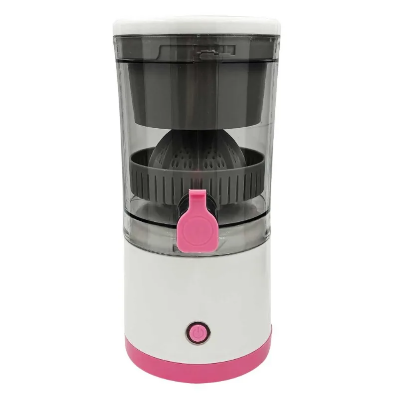 Espremedor De Frutas Portátil 400ml em Plástico Top Útil-Rosa