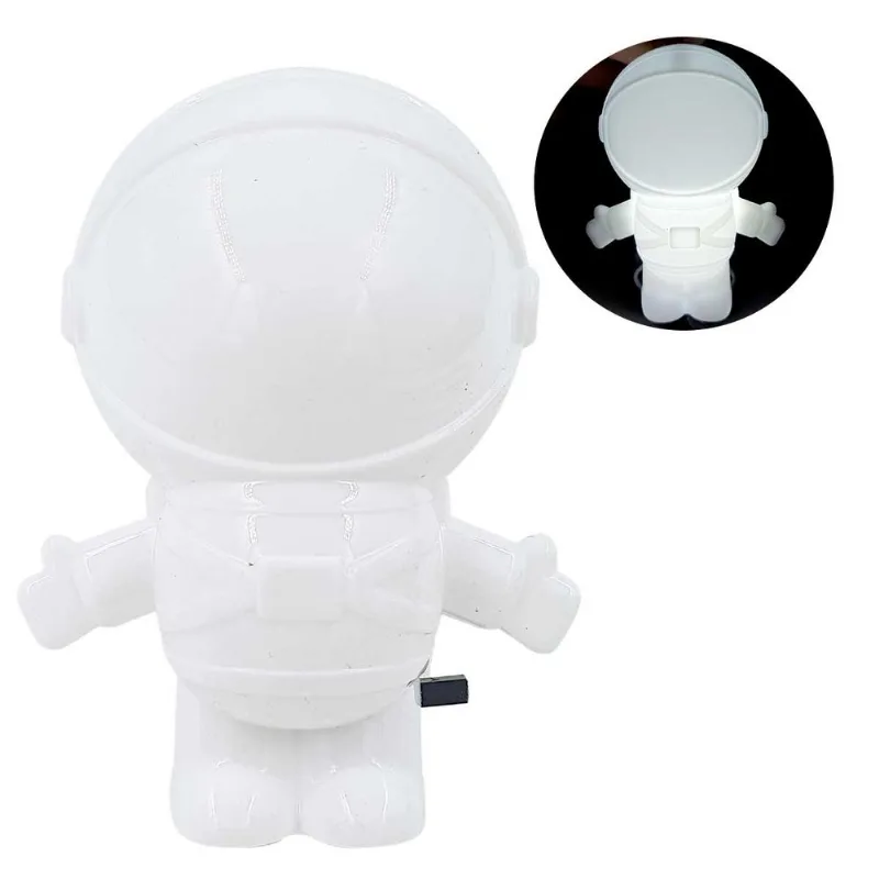 Luminária Astronauta Decorativo 8,2x6,8cm em Vidro Top Util