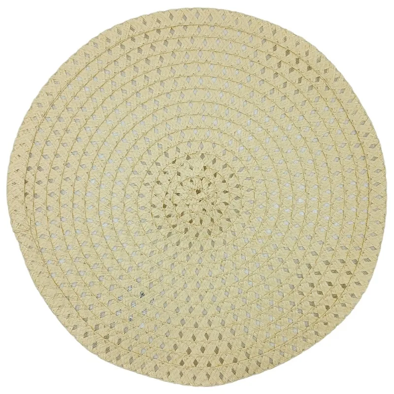 Jogo Americano Decorativo 38cm em Papel Top Útil-Bege