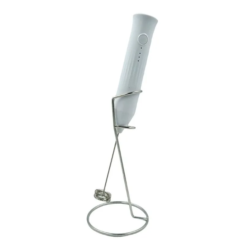 Mixer Portátil C/ Suporte 26cm em Plástico Top Útil-Branco