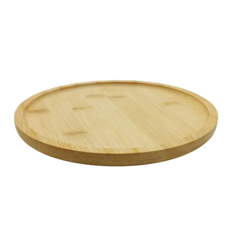 Bandeja Redonda 19cm Em Bambu Top Útil