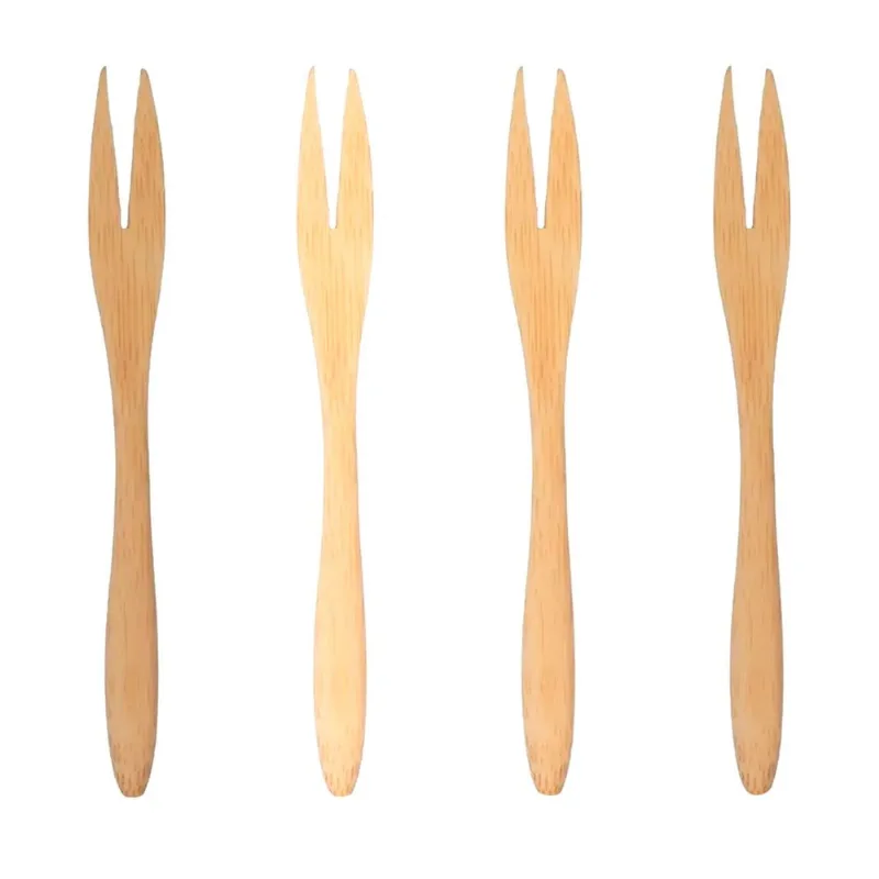 Jogo de Garfo 4 Peças 14cm em Bambu Top Útil