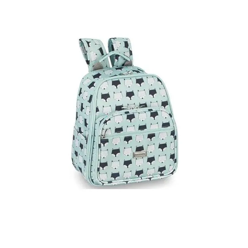 Mochila Térmica Maternidade Raposa Verde - Fazendo Arte