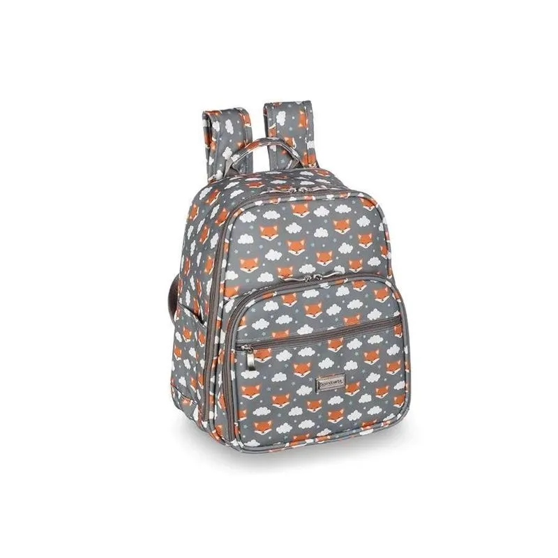 Mochila Térmica Maternidade Raposa Cinza - Fazendo Arte