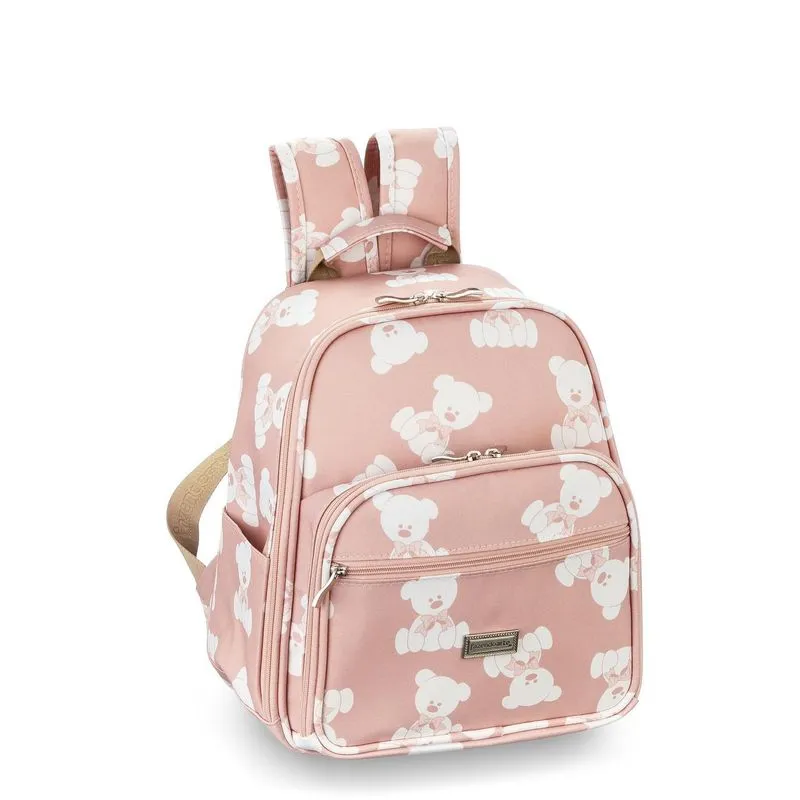 Mochila Térmica Maternidade Urso Rosa - Fazendo Arte