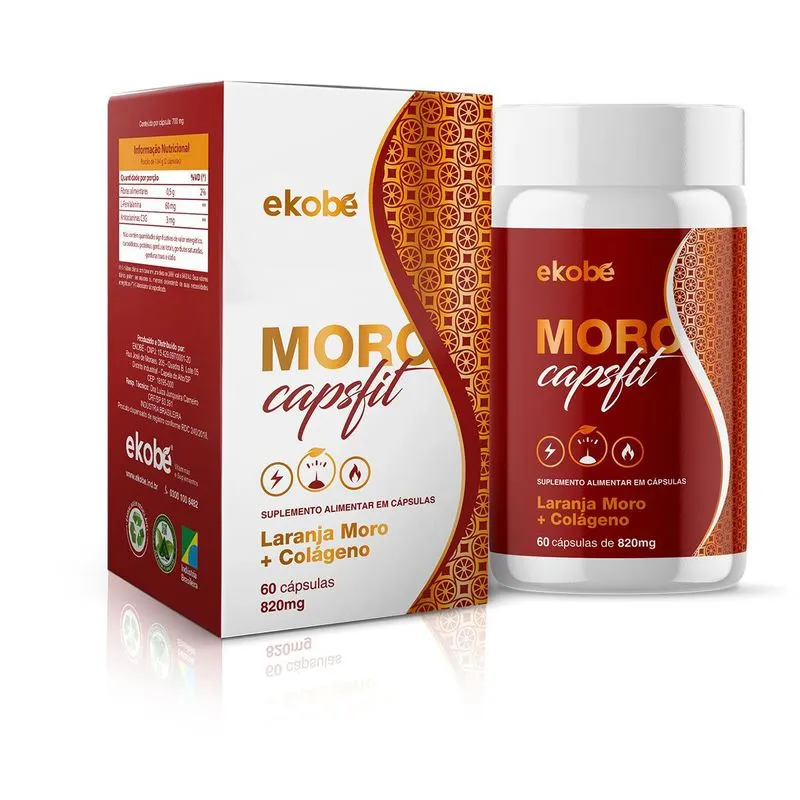 Moro Capsfit - Laranja Moro + Colageno Suplemento Ekobe