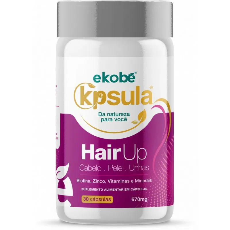 Vitamina Para Cabelo Hair Up - Ekobé 30 Cápsulas