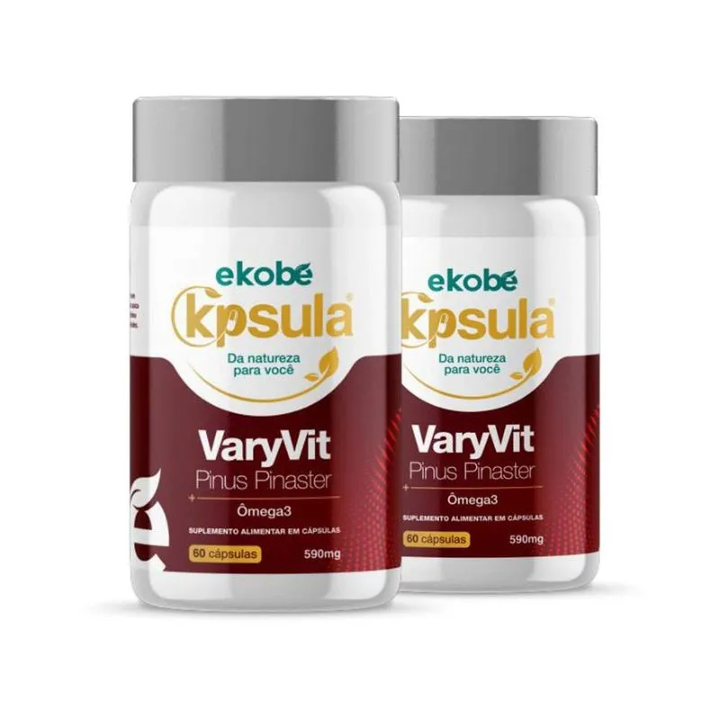 K'psula Varyvit Pinus Pinaster + Ômega 3 60 Cápsulas