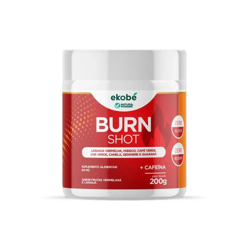 Queima de Gordura Suplemento para Treino com Cafeína Burn Shot
