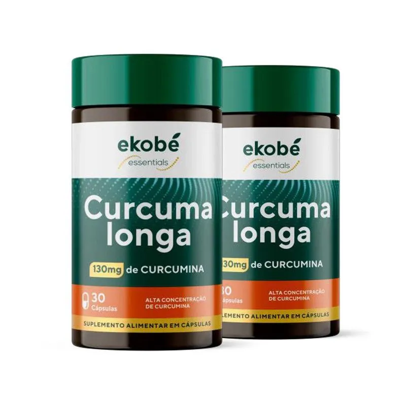 Cúrcuma Longa Pura Alta Concentração 30 Cápsulas Ekobé
