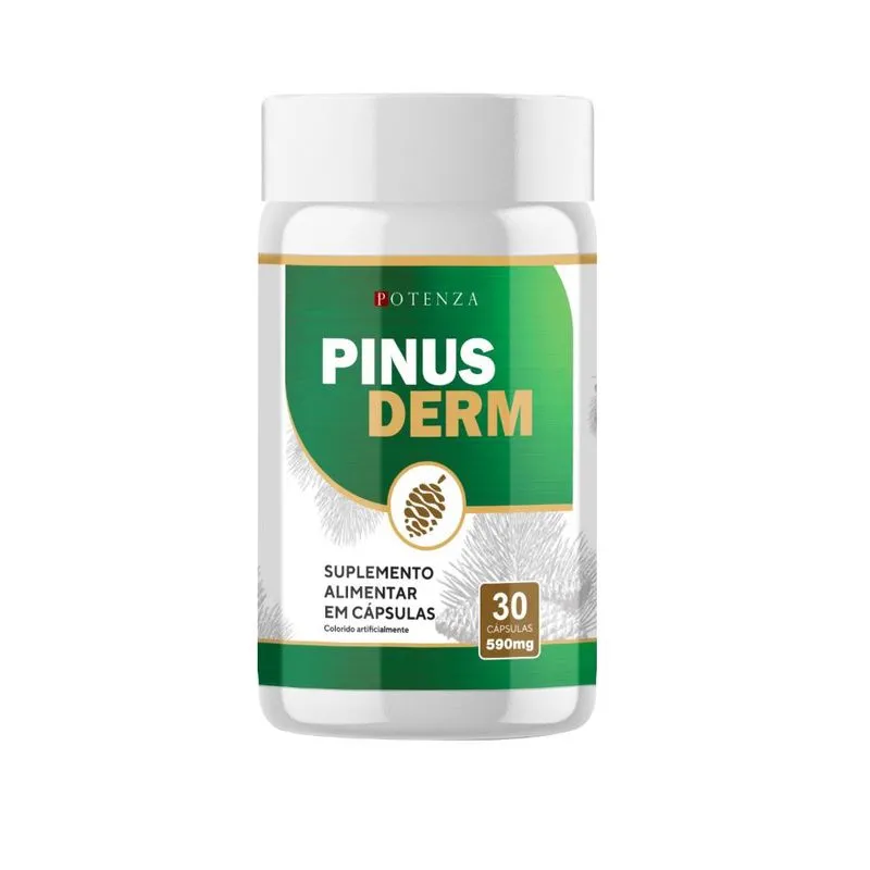 Pinus Derm Extrato de Pinus Pinaster 590mg 30 Cápsulas