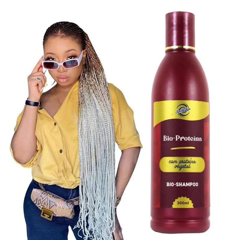 Shampoo Bio Proteína Para Cabelo De Fibra Orgânica 300Ml