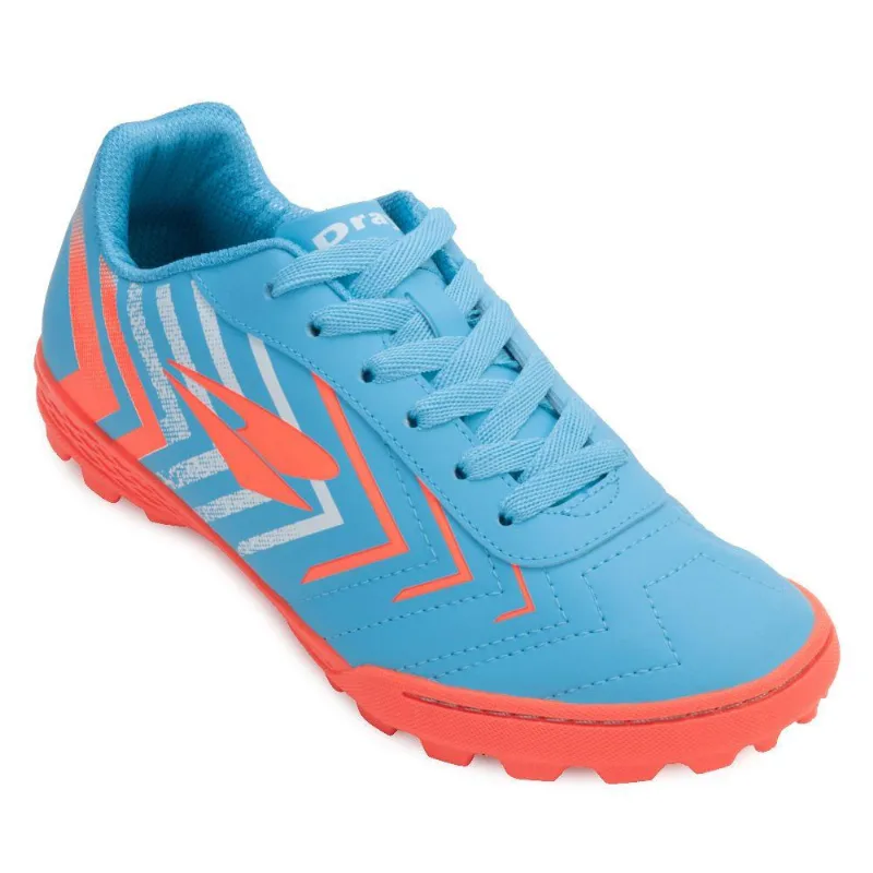 Chuteira Society Dray Foorcy DR24-330 41 / Azul/Laranja