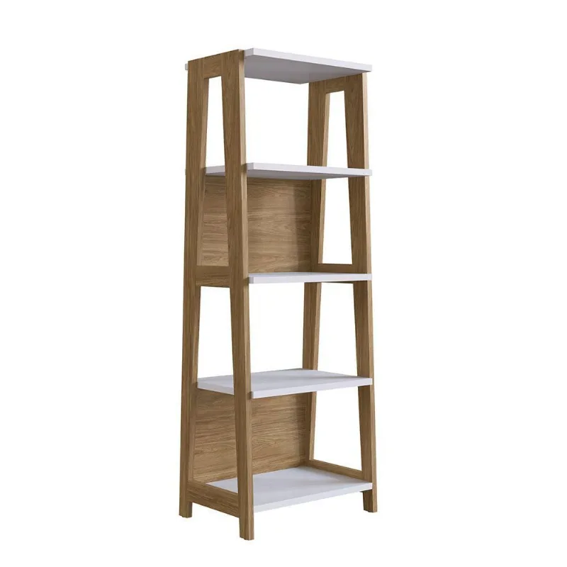 Estante Trend com 05 Prateleiras Hanover E Off White Drossi - DRossi