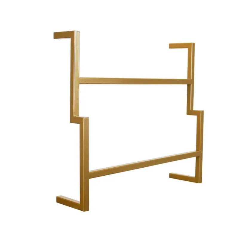 Porta Toalha De Rosto Industrial Metálico 35cm Dourado - DRossi