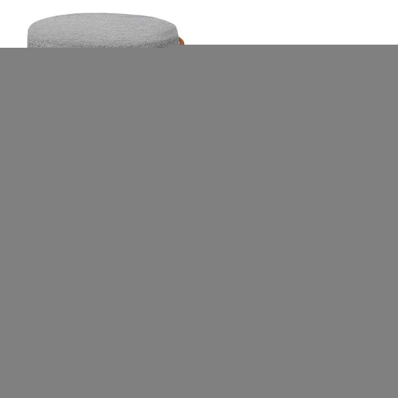 Kit 02 Puffs Dara Linho Base Industrial Cobre Cinza