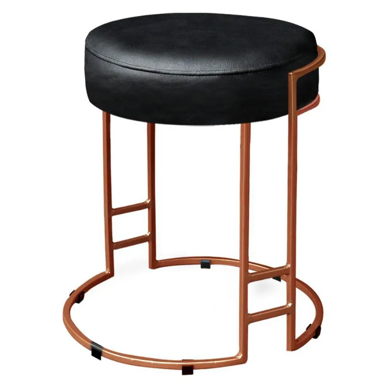 Puff Dara Corino Preto Base Industrial Cobre