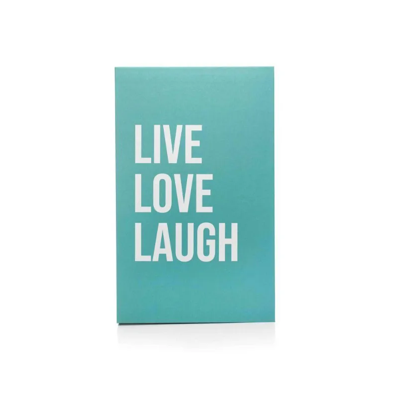 Caixa Livro Verde "Live Love Laugh Verde" 27X17X5Cm