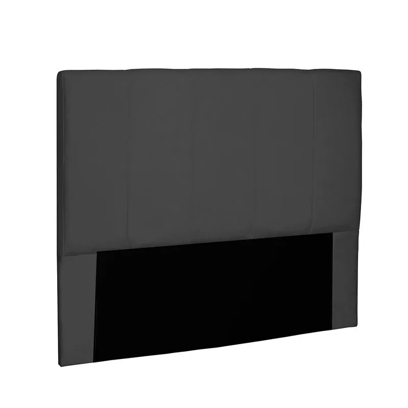 Cabeceira Arizona Para Cama Box Solteiro 90 cm Suede Preto - D'Rossi