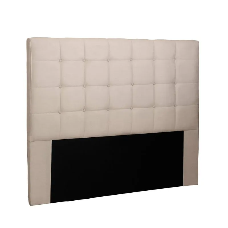 Cabeceira Verona Para Cama Box Casal 140 cm Suede Bege - D'Rossi