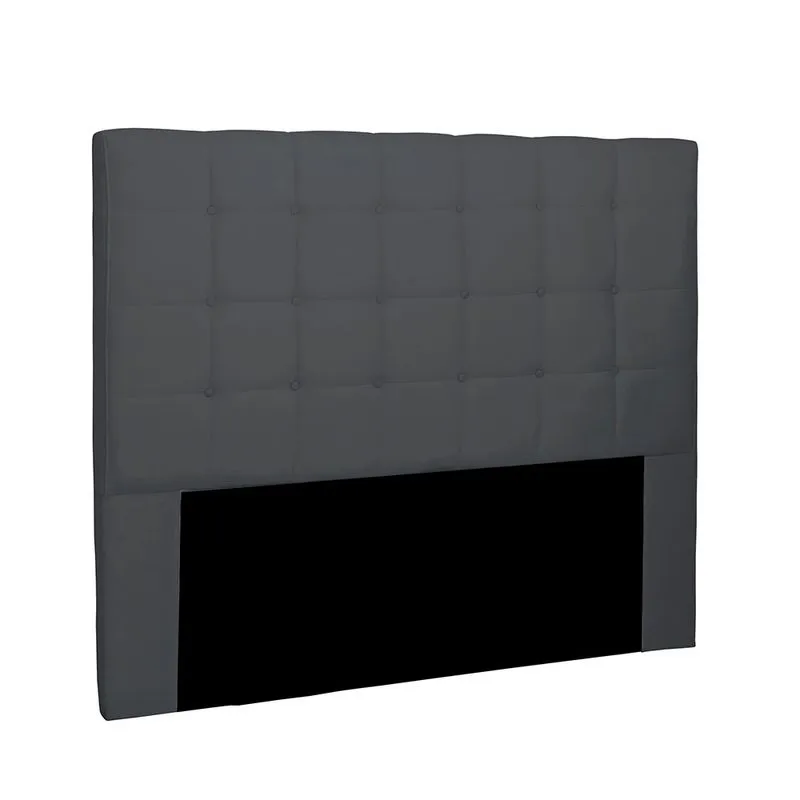 Cabeceira Verona Para Cama Box Casal 140 cm Suede Cinza - D'Rossi