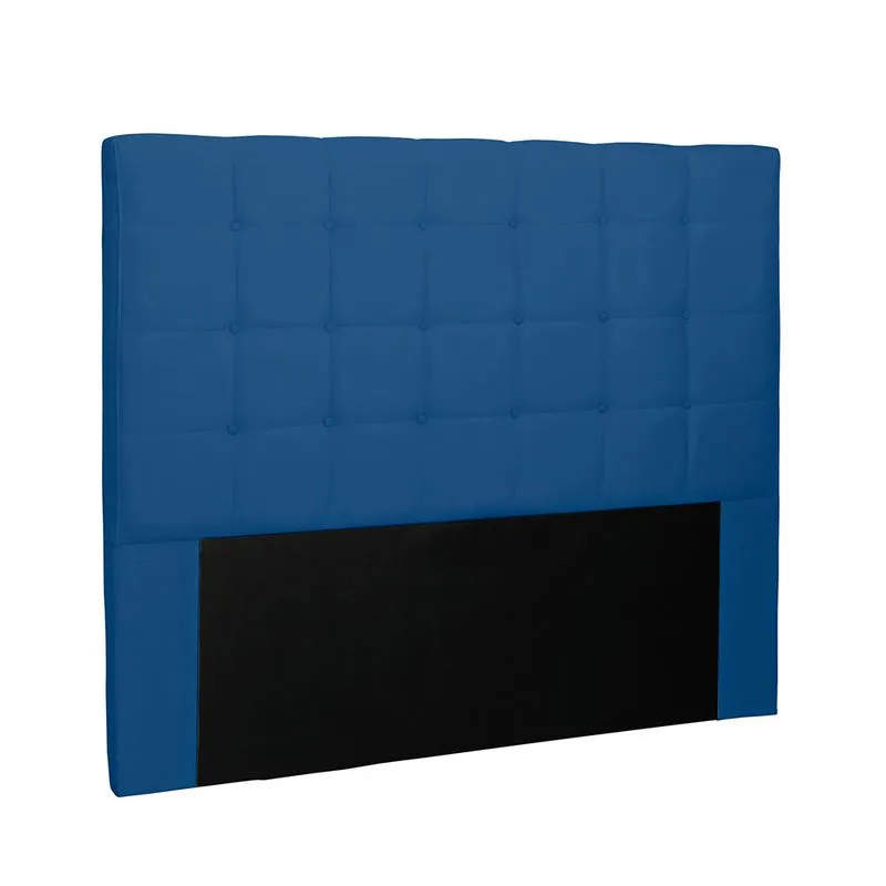 Cabeceira Verona Para Cama Box King 195 cm Suede Azul Marinho - D'Rossi