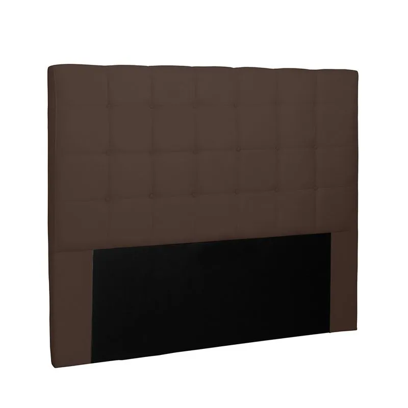 Cabeceira Verona Para Cama Box King 195 cm Suede Café - D'Rossi