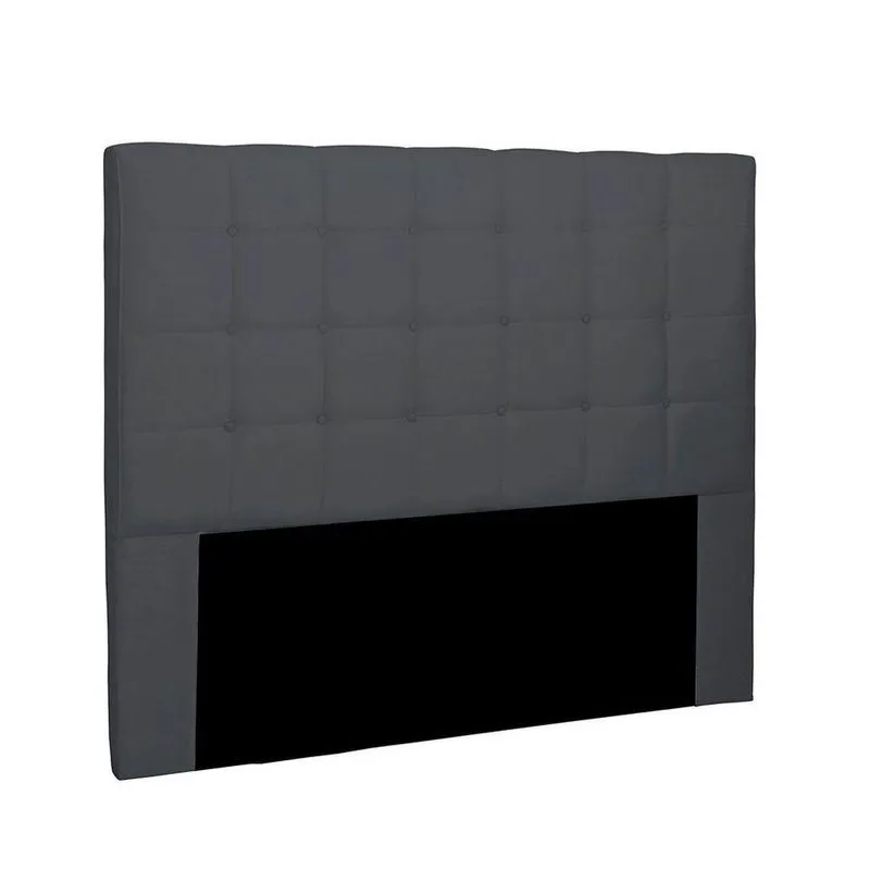 Cabeceira Verona Cama Box King 195 Cm Suede Cinza