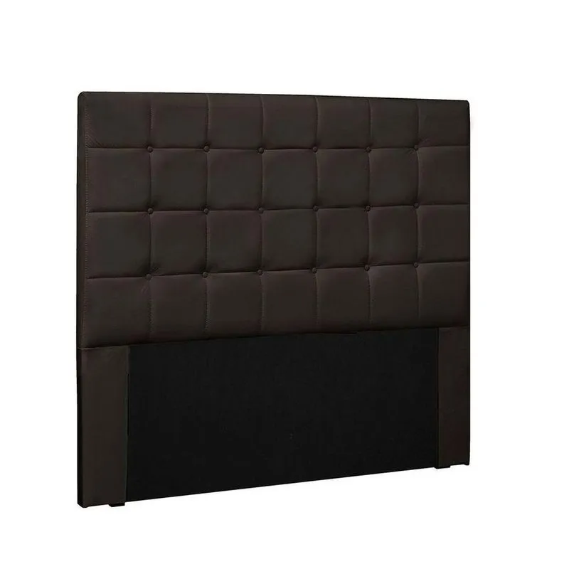 Cabeceira Verona Cama Box Solteiro 90Cm Corino Marrom