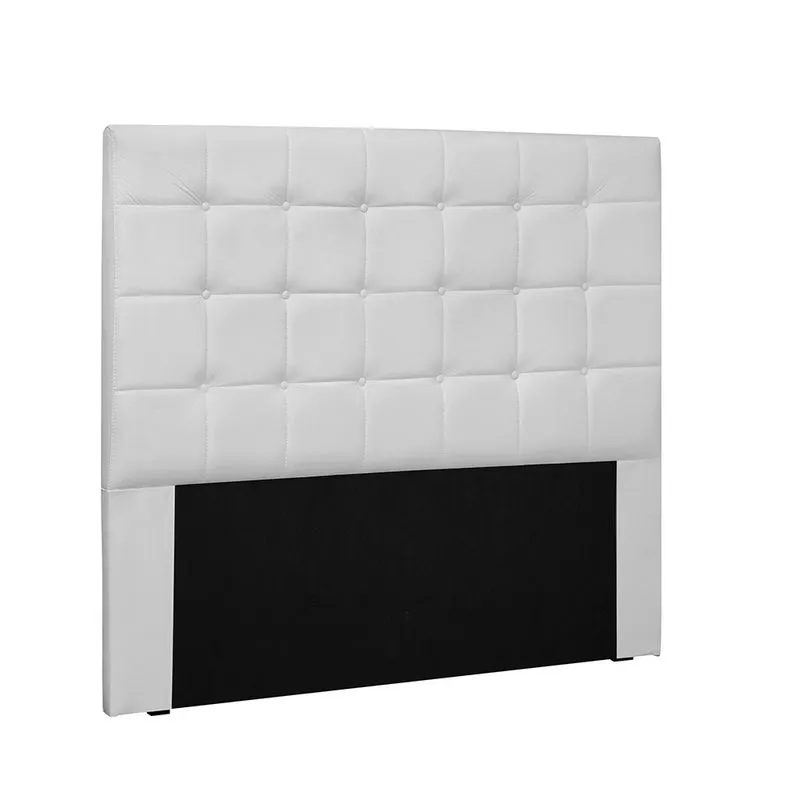 Cabeceira Verona Para Cama Box Casal 140 cm Corino Branco - D'Rossi