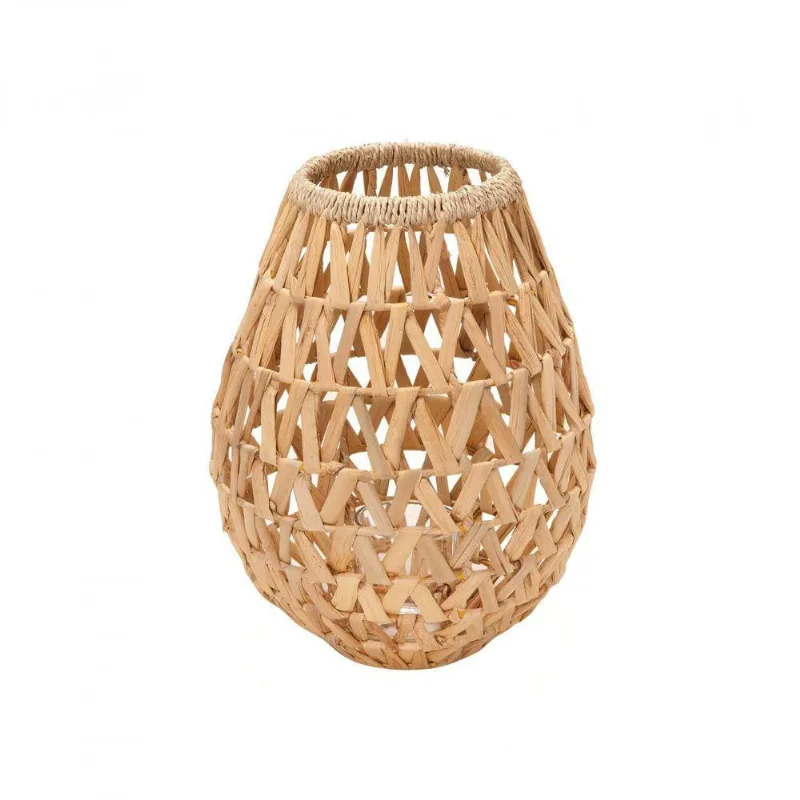 Lanterna Em Fibra Natural 42x25x25cm - DRossi