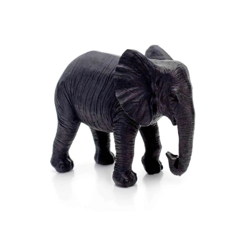 Escultura Elefante Em Poliresina 14x17cm