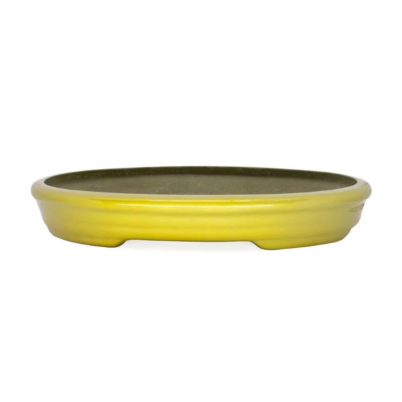 Vaso Bacia Decorativo Osaka Dourado P 7x46x35cm - DRossi