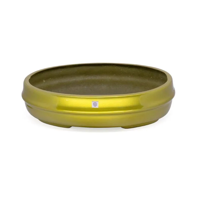 Vaso Bacia Decorativo Osaka Ouro Metal G 16X65X52cm - DRossi