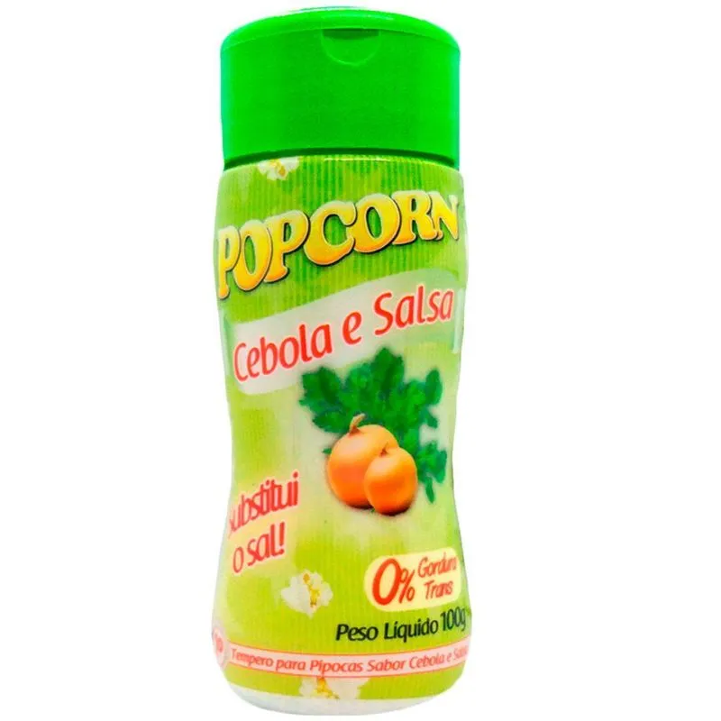 Combo 3 Temperos Pipoca Popcorn Sabores Cebola E Salsa