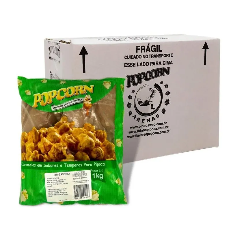 Caramelo Para Pipoca Doce - Sabor Brigadeiro 5kg