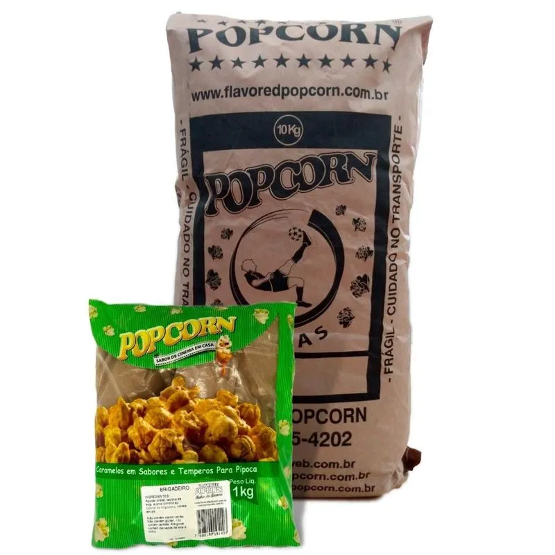 Caramelo Para Pipoca Doce - Sabor Brigadeiro 10kg