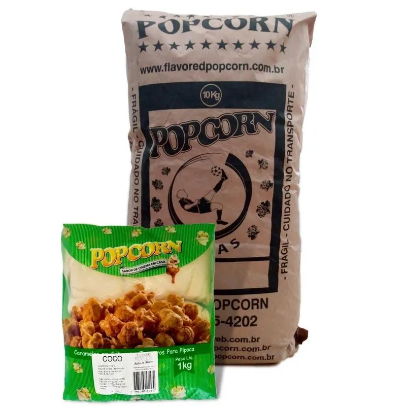 Caramelo Para Pipoca Doce - Sabor Coco 10kg