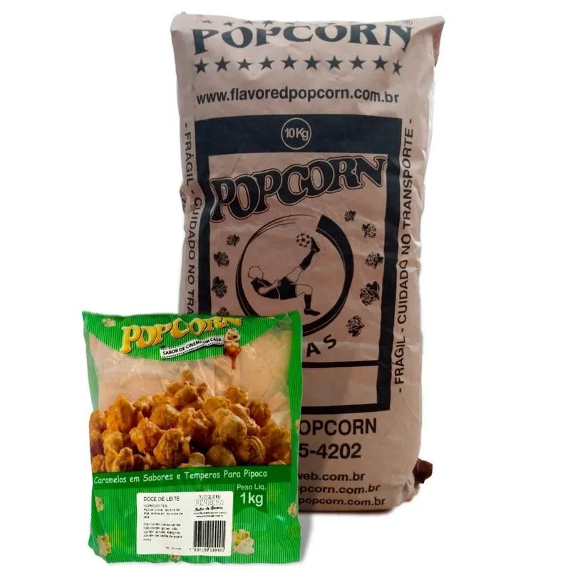 Caramelo Para Pipoca Doce - Sabor Doce De Leite 10kg